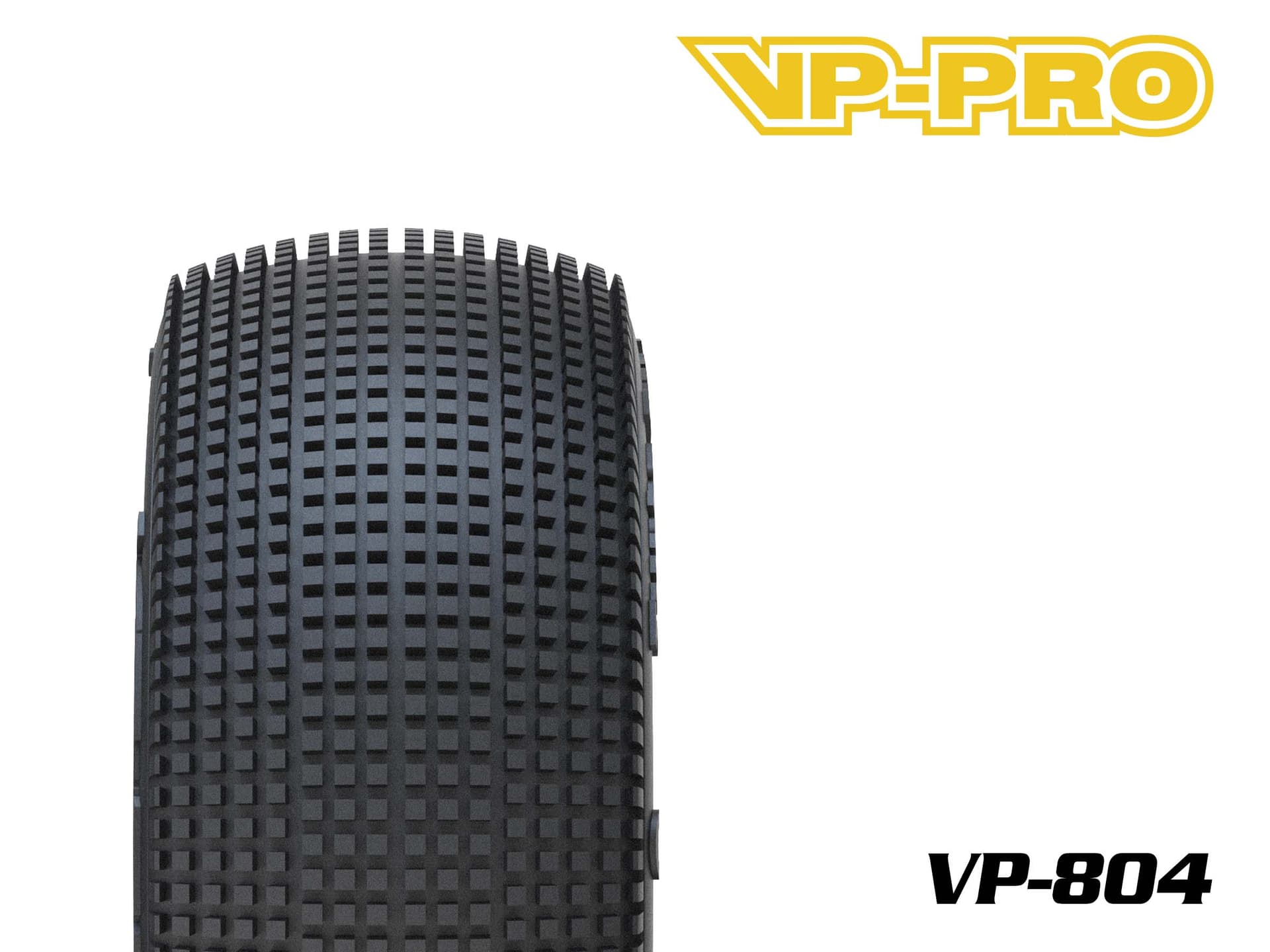 VP-PRO VP-804 sort dekktyre med kubeformet mønster