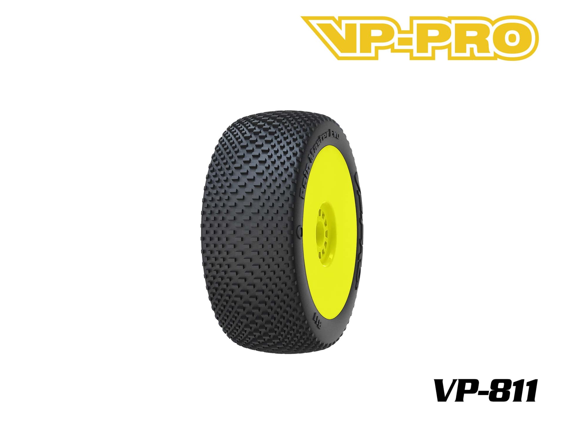 VP-PRO VP-811 RC-bilhjul med gult felg
