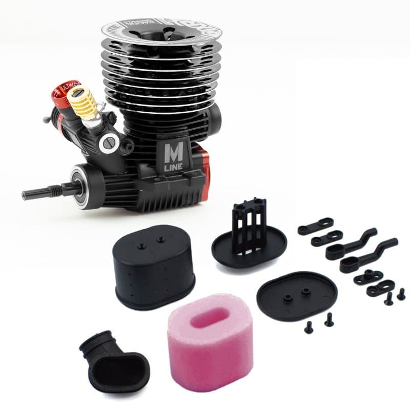 RC nitro motor med tilbehørsdeler