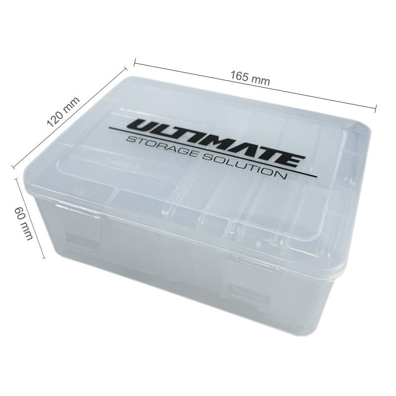 Ultimate transparent storage box with dimensions
