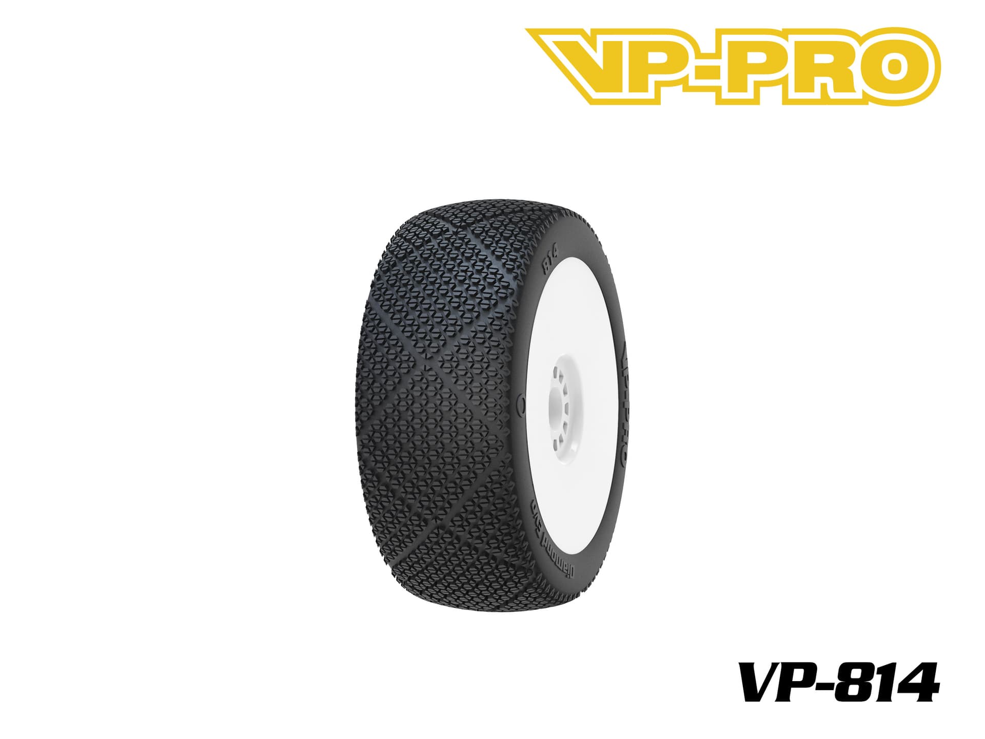 VP-PRO VP-814 off-road RC buggy tire med with white rim